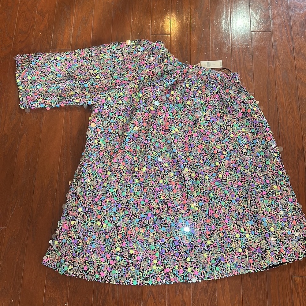 NWT Stella Nova Embellished One Shoulder Dress - Size 2 - Picture 4 of 6